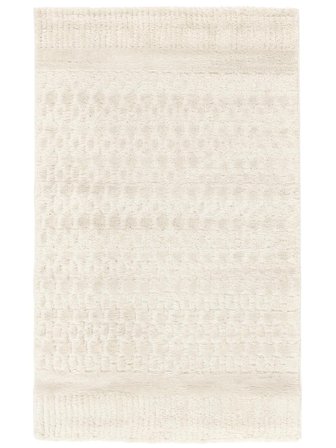 Miknis Cream White/Cream White Small Oeko-Tex Rug
