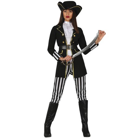 Piratkostyme Svart/Hvit