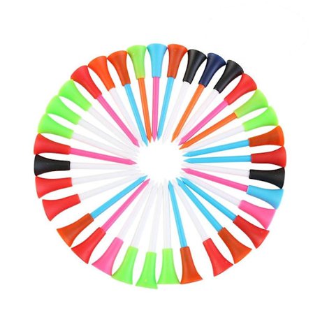 50 st/set Oändliga Tees Tees 3 1/4 tum Tees 3 1 4 tum Trä Plast Tees 50 st