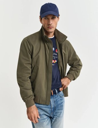 GANT Lightweight Hampshire Jacket - Khaki green - XL