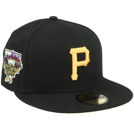 New Era - Negro fitted Gorra - Hatstore Exclusive x Pittsburgh Pirates Poly 59FIFTY Black Fitted @ Hatstore