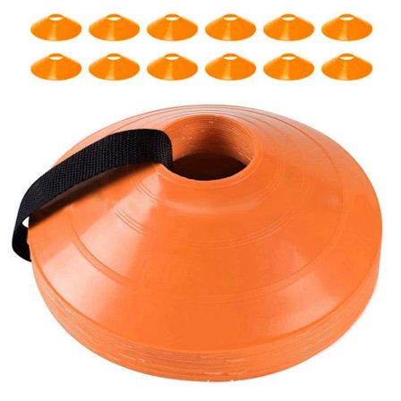 24stk Fotballkjegler Treningskjegler ORANSJE