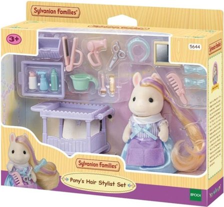Sylvanian Families Pony's Frisørsett med figur