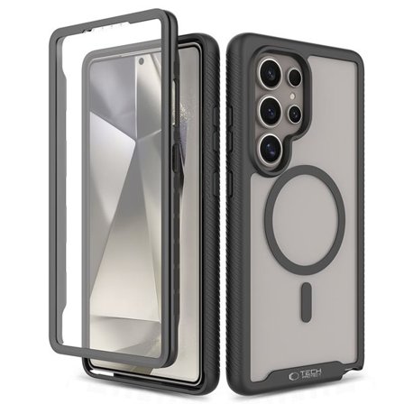Tech-Protect Defense MagSafe-fodral för Samsung Galaxy S25 Ultra - Svart