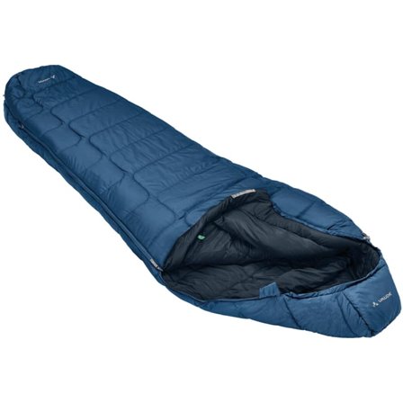 VAUDE Sioux 800 XL Syn synthetic sleeping bags Blue Left Zip