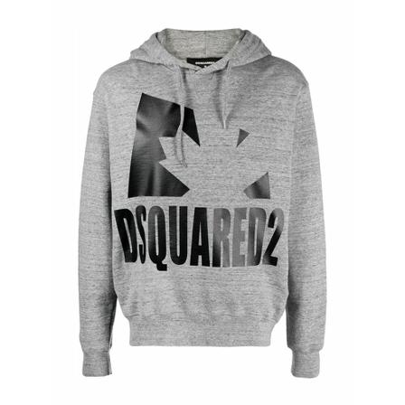 Dsquared2, branded sweatshirt Szary, Mężczyzna, Rozmiar: M
