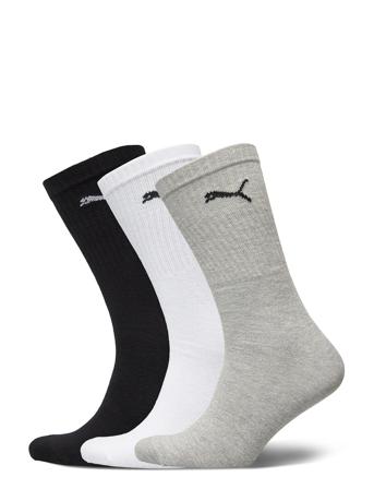 Puma Crew Sock Light 3P Underwear Socks Regular Socks Valkoinen PUMA