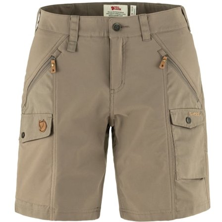 Fjällräven Nikka Shorts Curved 40 - female - Suede Brown - Shorts & Jupes