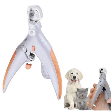 ING Kattenegleklipper Kæledyrsnegleklipper med LED-lys Neglesaks Professionel Hunde- og Kattenegleklipper Hundenegeklipper Katte- og Hundenegeklipper 