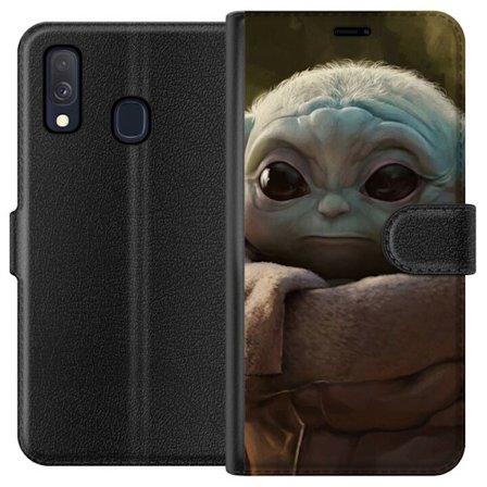 Yhteensopiva Lompakkokotelo Samsung Galaxy A40 Baby Yoda