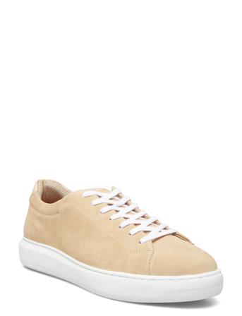 Biagary Sneaker Suede Lave Sneakers Beige Bianco*Betinget Tilbud