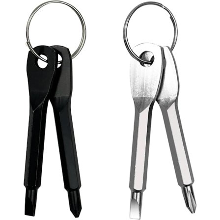 4 stk. Lille EDC skruetrækkersæt - Mini Phillips skruetrækker - med