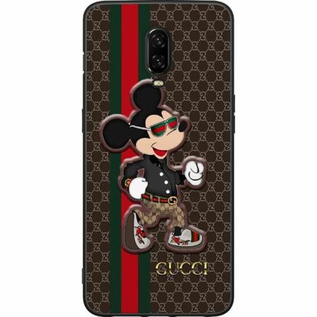 Oneplus 6t Svart Skal Cc Happy Mouse