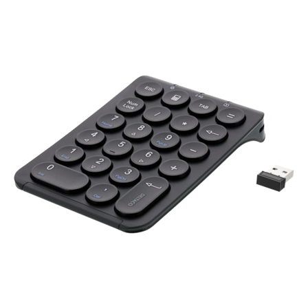 Wireless numbered 2.4GHz RF scissor switches 22 keys black