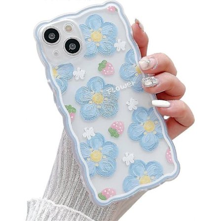 Kompatibel med Iphone 7/8/se 2020/se 2022 Deksel for kvinner Jente, søtt blomsterblomstermønster Beskyttelsesdeksel Slank myk silikon Tpu 