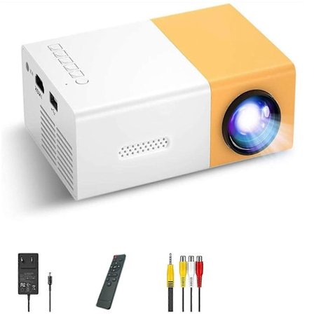 Ny 1080p Hemmabio USB HDMI AV Mini Portabel HD LED Projektor
