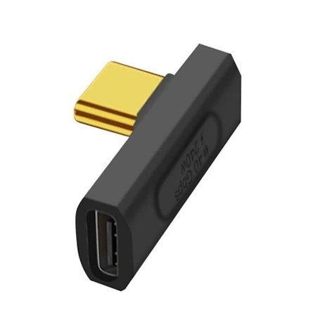 USB C-adapter - AVIZAR - L-format - 240W Snabb laddning - 40 Gbps - 8K Video/Ljud