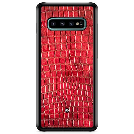Bjornberry Skal Samsung Galaxy S10 Plus - Red Snake