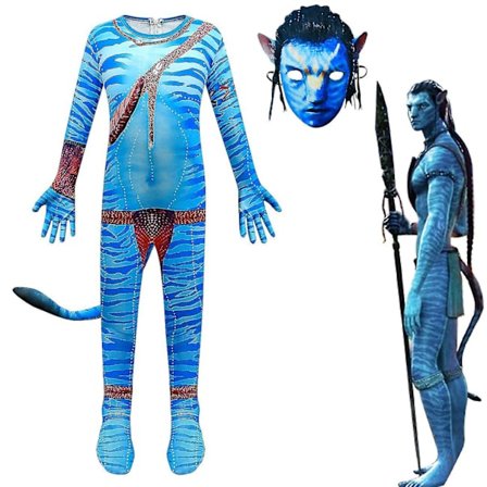 Avatar Waterways Alien Costume Set, Cosplay Costume W