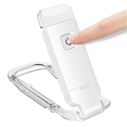 USB-opladelig Boglampe til Læsning i Sengen, Justerbar Lysstyrke, LED Klips-på Boglæselampe [hk]