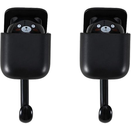 Selvklæbende krog, 4 stk. søde knager til frakker, ingen spor, vandtæt selvklæbende plastik