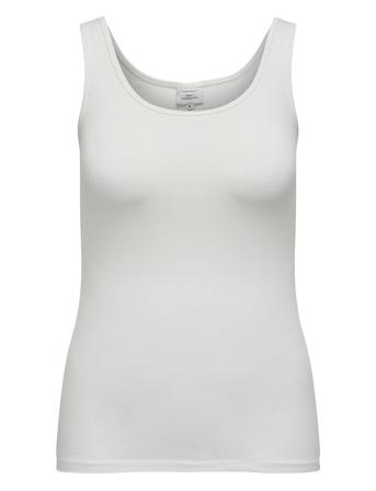 Cartime Tank Top Jrs Tops T-shirts & Tops Sleeveless White ONLY Carmakoma