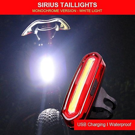 120 Lumen Sykkel Baklys USB Oppladbar Vanntett Mtb Sykkel Baklys Ciclismo