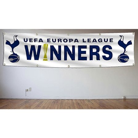 Tottenham Hotspur F.C Flagg Banner 2X8Ft Europa League Vinnere Spurs Fans FTRSE542