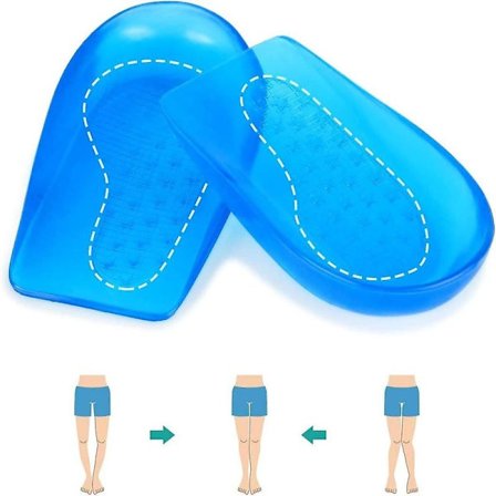 O/x Type Ben Ortopediske Innleggssåler, Hælkiler Hælstøtte Kompatible Med O/x Type Ben, Hæl Gelputer Ortopediske Innleggssåler Kompatible Med 