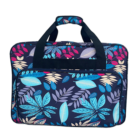 Suuri ompelukonepussi, matkakäyttöön sopiva kannettava säilytyslaukku, tummansininen -ys