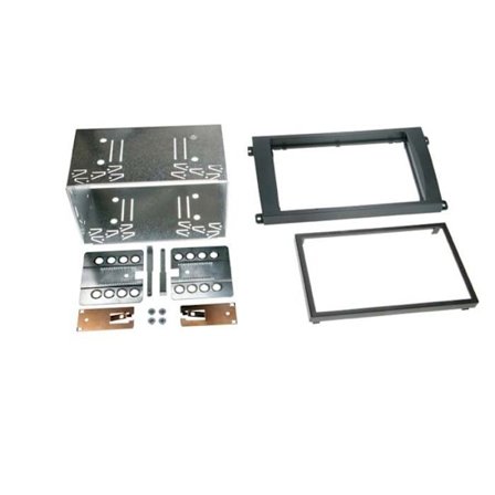 Framadapter 2-DIN för Porsche Cayenne svart