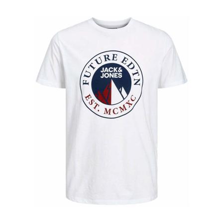 Jack & Jones, T-Shirts Wit, Heren, Maat:L