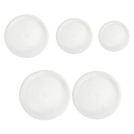 25 stk. Runde Plantepotte Vann Dryppbrett Innendørs Blomsterbeholder Fat