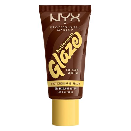NYX PROFESSIONAL MAKEUP Buttermelt Glaze Foundation 09 Hazelnut Butta, Makeup, Ansigt, Foundation