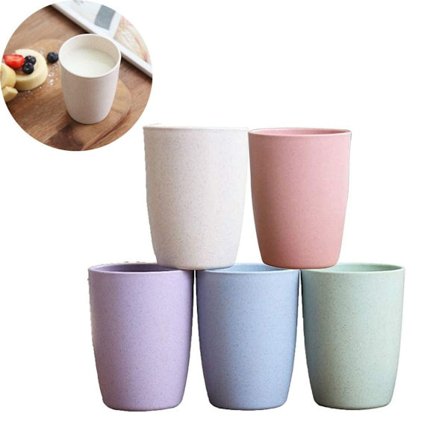 shopwithgreen drikkekopp - kopp uten håndtak, uforgjengelig, gjenbrukbar KLB