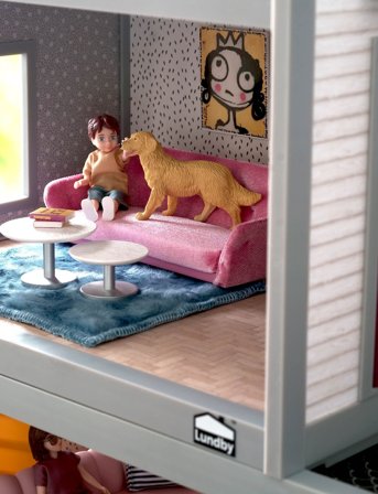 Lundby Lundby Vardagsrumsset - Multi/patterned - SCALE 1:18