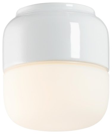 Ifö OHM 100/105 Tak och väggarmatur 4 W Vit, Belysning