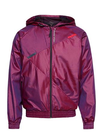 Woven Hooded Track Jacket Red Tommy Sport