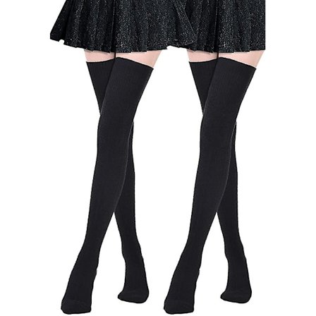 1/2 par knæstrømper Overknee strømper Lange stribede strømper Benvarmere Lår