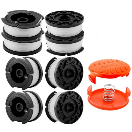 Trimmerlinjespole för Black & Decker Trimmers, 6 Trimmerlinjer - Xin