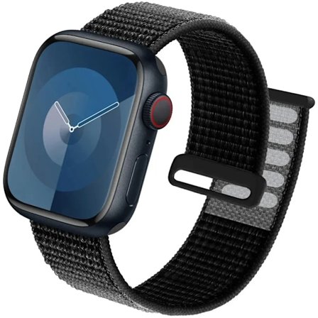 Nylon Loop Armband för Apple Watch Armband 49mm Ultra2 44mm 40mm 45mm 41mm 46-42mm Armband för iwatch armband Serie 9 8 se 7 6 5 4 10