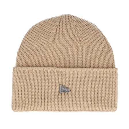 New Era - Beige cuff Beanie - Ne Wide Cuff Beanie Terracotta Cuff @ Hatstore