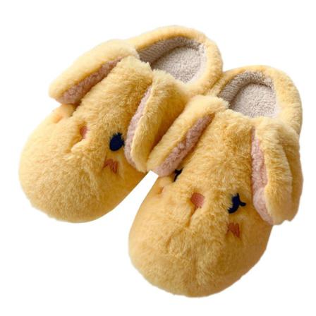 Kvinnor Flat Fuzzy Tofflor Slip On House Skor
