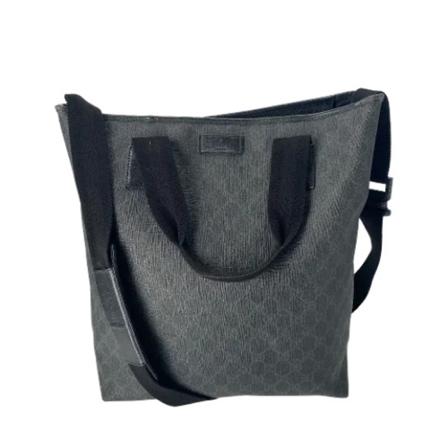 Gucci Vintage Pre-owned Jased canvas gucci-Tass , Grijs , Dames , Maat: ONE Size Vintage Tassen