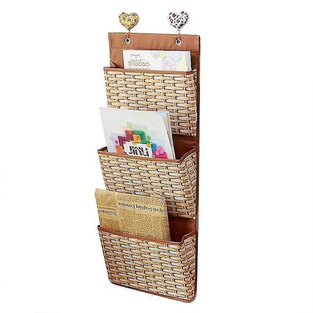 Väggmonterad Förvaringskorg Dörr Bak Bok