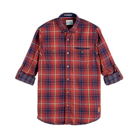 Scotch & Soda, Casual Shirts Rood, Heren, Maat:M