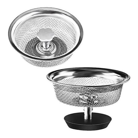 Köksho Strainer 3-1/2" Avlopp för Stopper Combo Korg Ersättning Sink Avlopp med Handtag