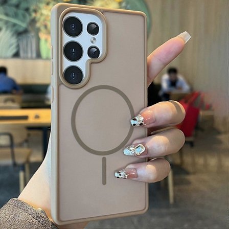 Samsung Galaxy S24 Ultra Magneettikotelo Mattapintainen TPU + PC Puhelimen Takakuori