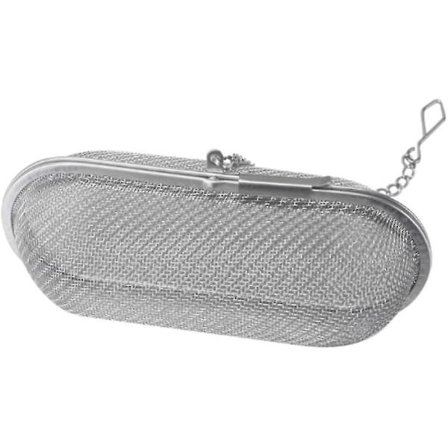 Rustfrit Stål Te-kugle Krydderi-infuser Te-si Økologisk Diffuser Til Madlavning Ovalsilver1pcs