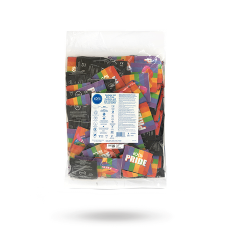 EXS Pride Kondomer - 144 pack - Vuxen.se - Flerpack kondomer, kondomer i storpack